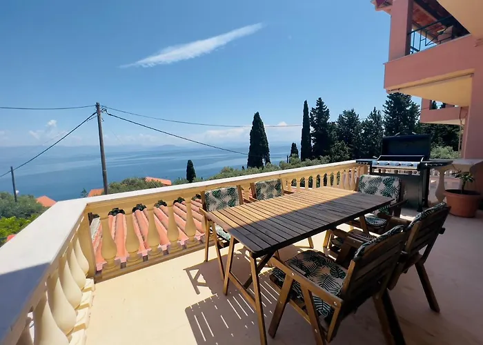 Horizon 3 Bedroom House With Sea View Vakantiehuis Benitses (Corfu)